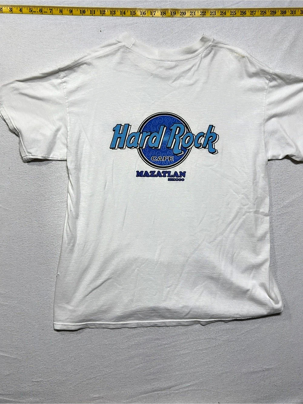 Hard Rock Mazatlán Graphic Short Sleeve Tee in White